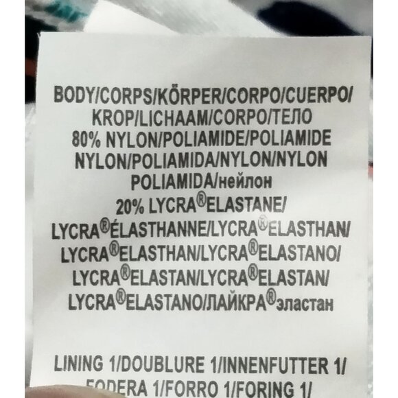 Maxine Of Hollywood Joyful Blooms Shirred Front Floral One Piece Swimsuit 22W - Picture 7 of 7